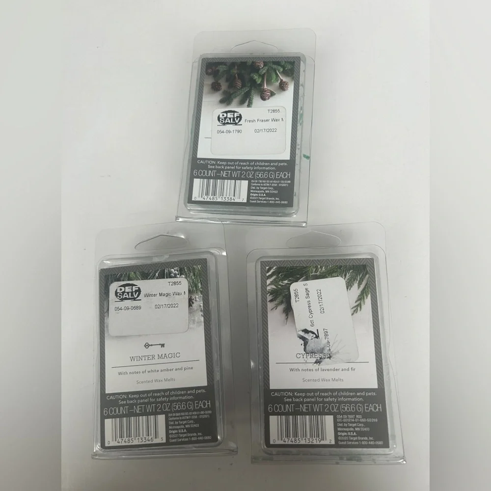 3 packs of Scented Wax Melts